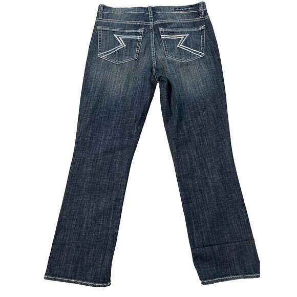 Rock & Republic Women's Jeans Kendall Size 10  30x27 Embroidery Dark Wash - Picture 7 of 8